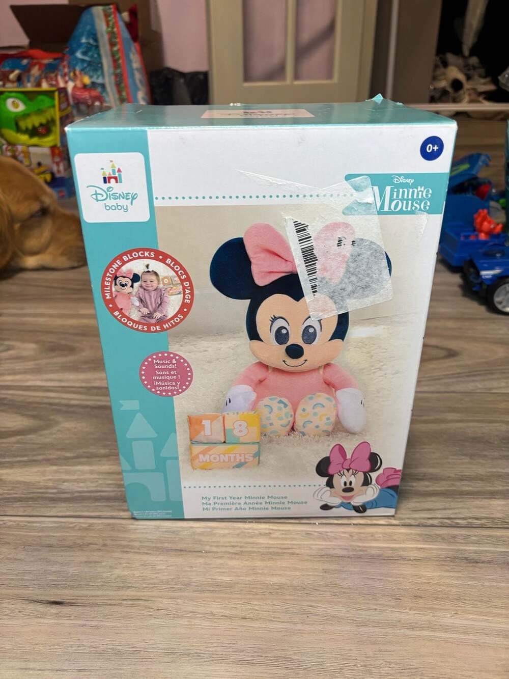 Disney Baby My First Year Minnie Mouse Milestone Blocks Set